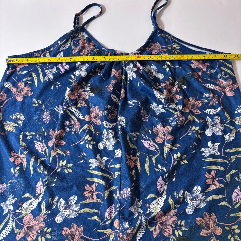 Anrabess Jumpsuit Boho Loose Casual Summer Style Loose Fit Relaxed Blue Size XL - Picture 14 of 16